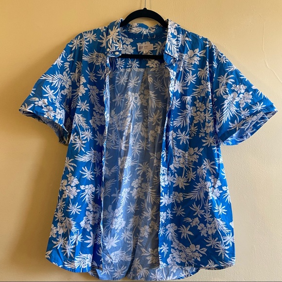Gap Tropical Short Sleeve Button Down - Picture 1 of 4